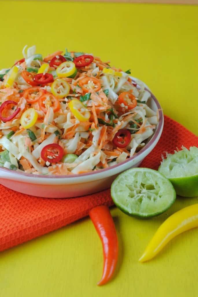 Mexican Coleslaw - Hungry Healthy Happy