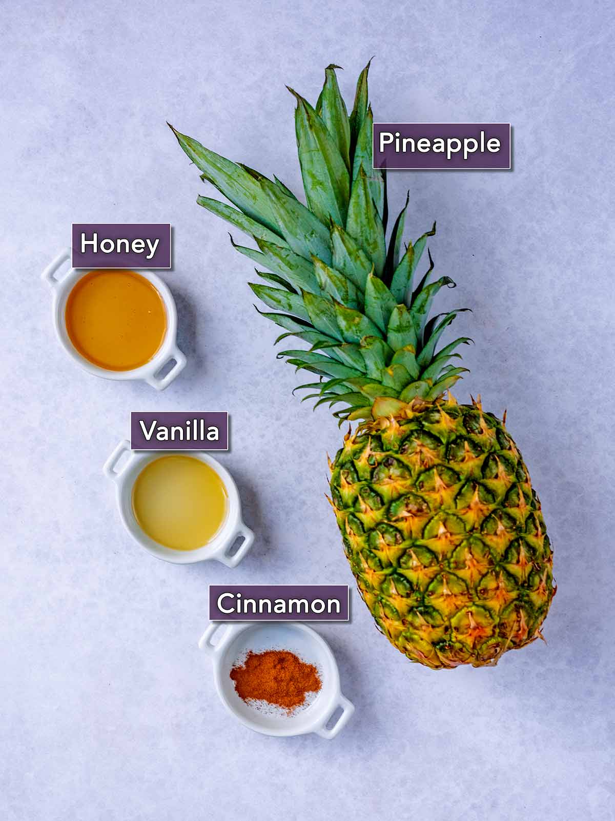 Honey Grilled Pineapple - Hungry Healthy Happy