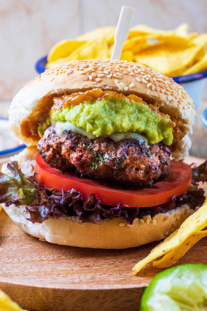 Mexican Burger - Hungry Healthy Happy