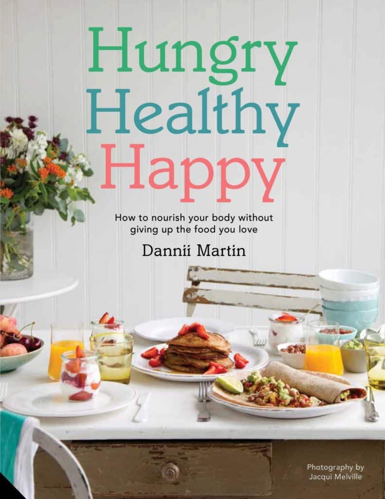 The front cover of the Hungry Healthy Happy book