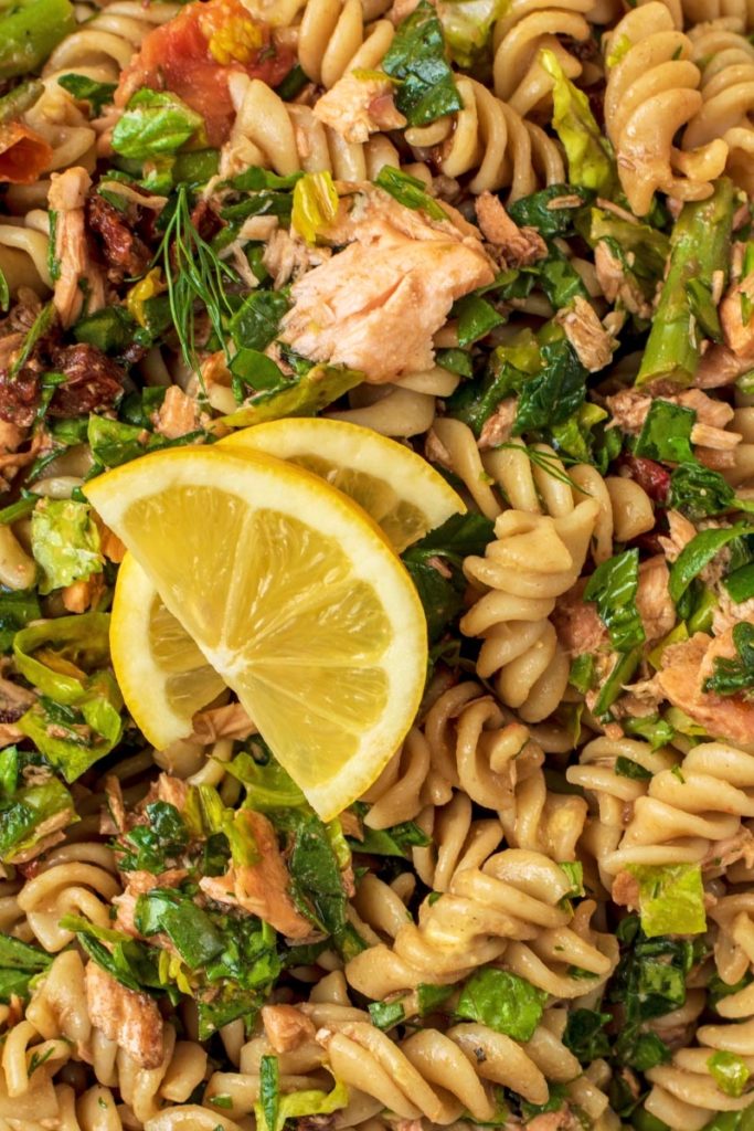 Canned Salmon Pasta Salad Recipe