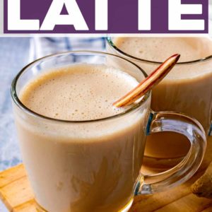 Chai Tea Latte with a text title overlay.