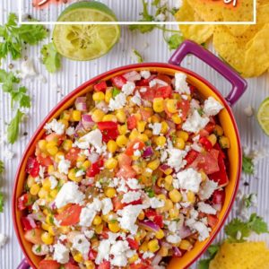 Sweetcorn Salsa title picture