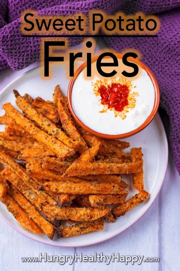 Baked Sweet Potato Chips - Hungry Healthy Happy