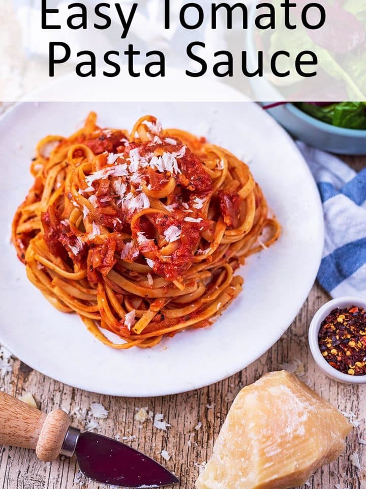 Easy Tomato Pasta Sauce story