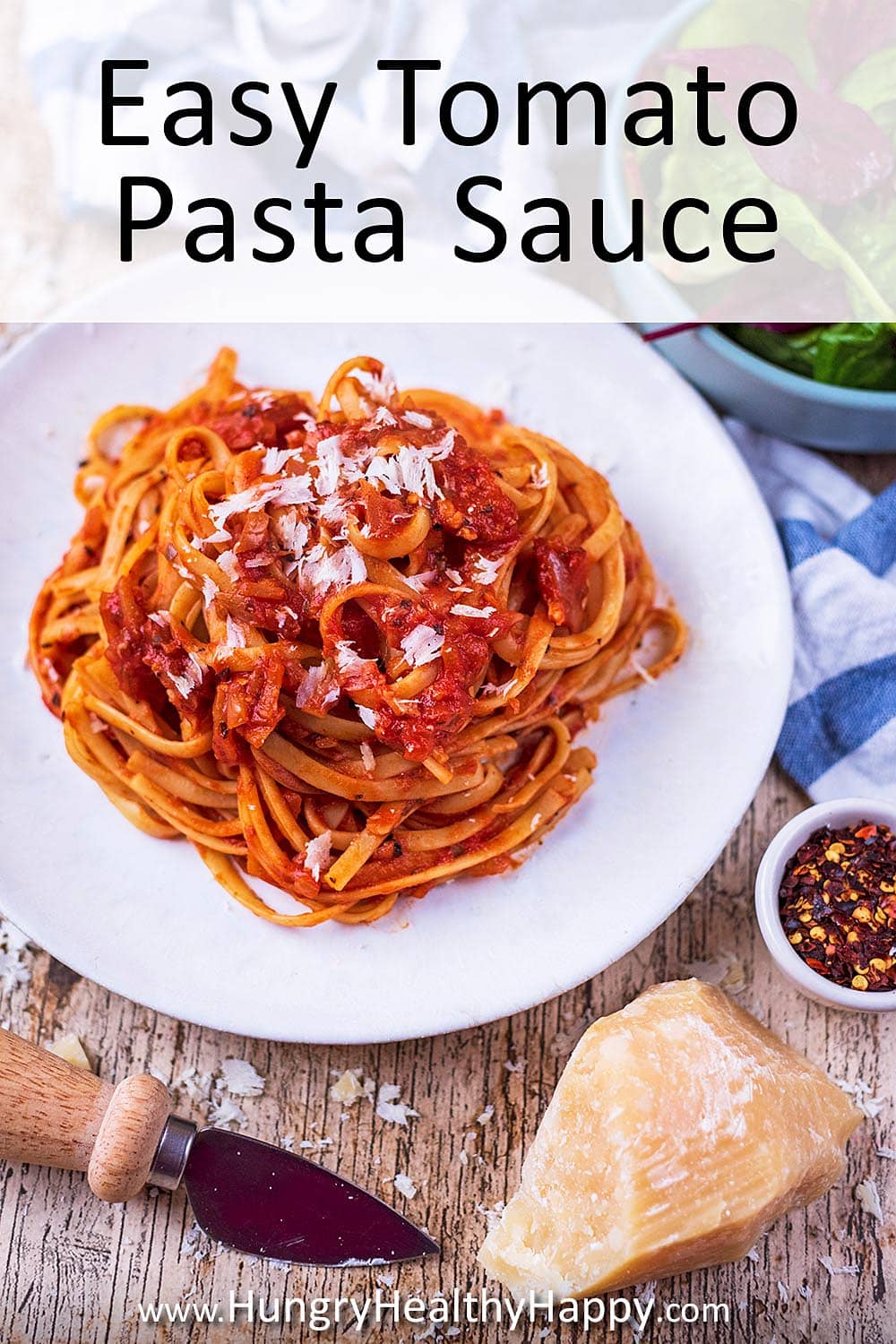Easy Tomato Pasta Sauce story - Hungry Healthy Happy