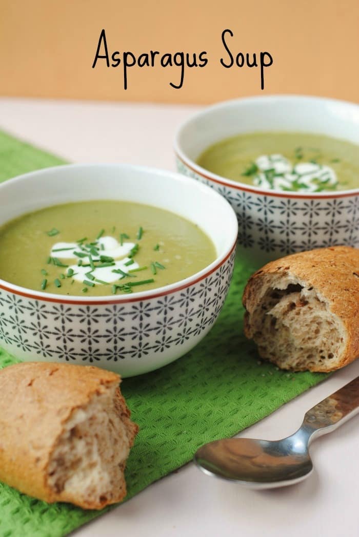 Asparagus Soup - Hungry Healthy Happy