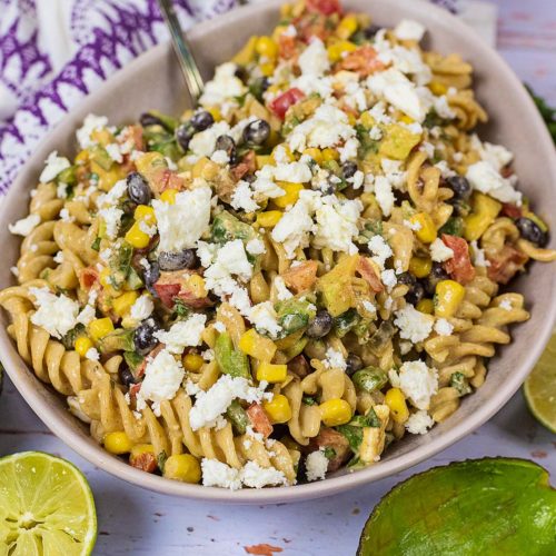 Mexican Pasta Salad - Hungry Healthy Happy