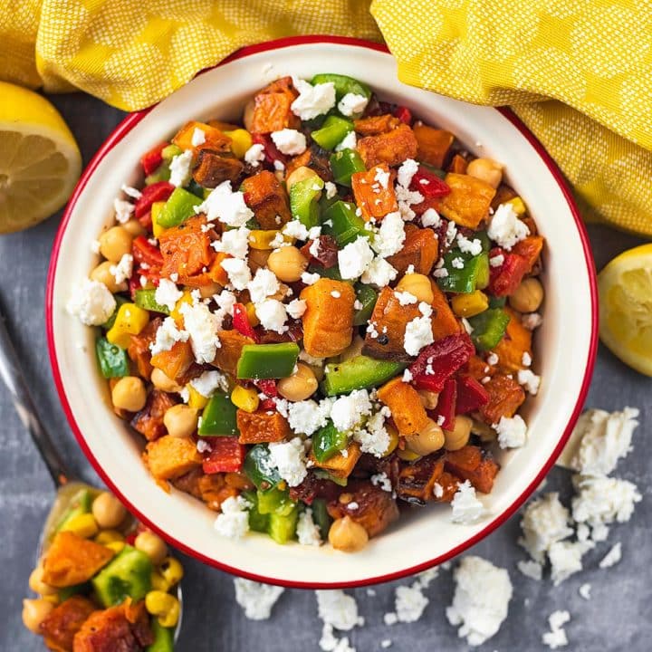 Roasted Sweet Potato Salad Hungry Healthy Happy