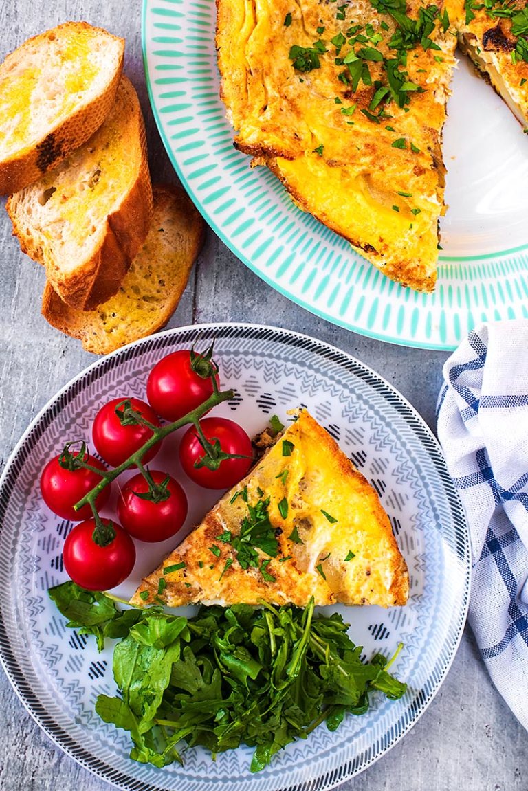Tortilla (Spanish Omelette) - Hungry Healthy Happy