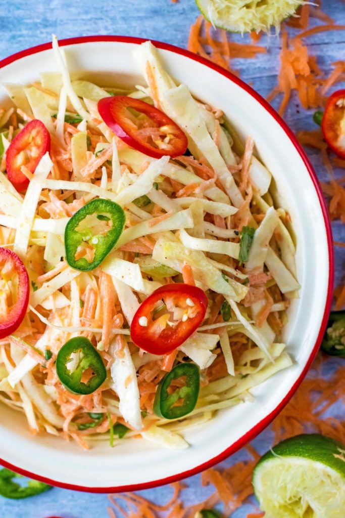 Mexican Coleslaw - Hungry Healthy Happy