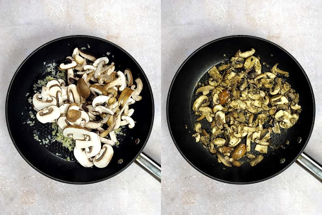 Spinach and Mushroom Gnocchi - Hungry Healthy Happy