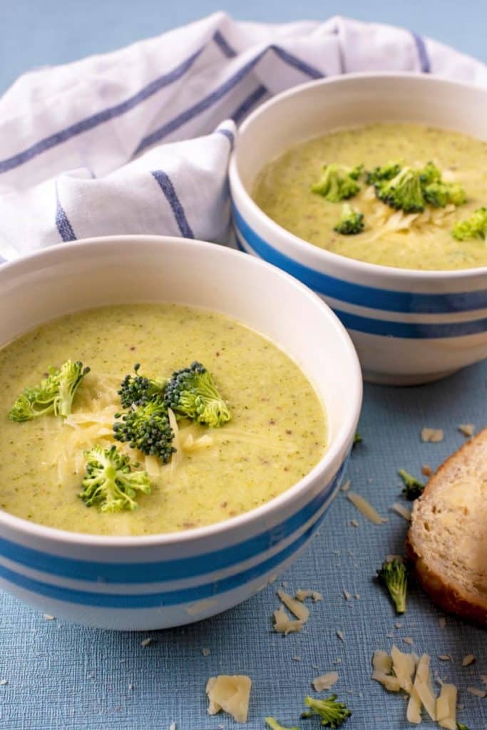 Creamy Broccoli Soup - Hungry Healthy Happy