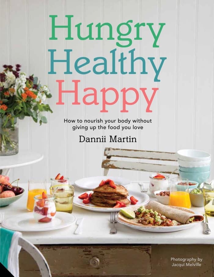 The Hungry Healthy Happy book cover.