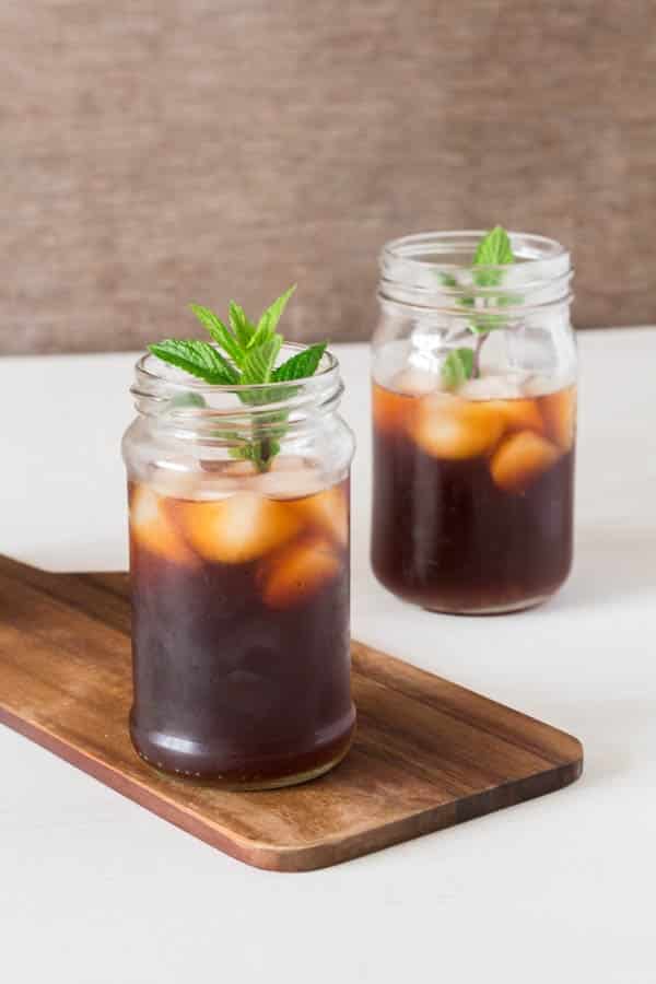 Ginger and lemongrass iced tea