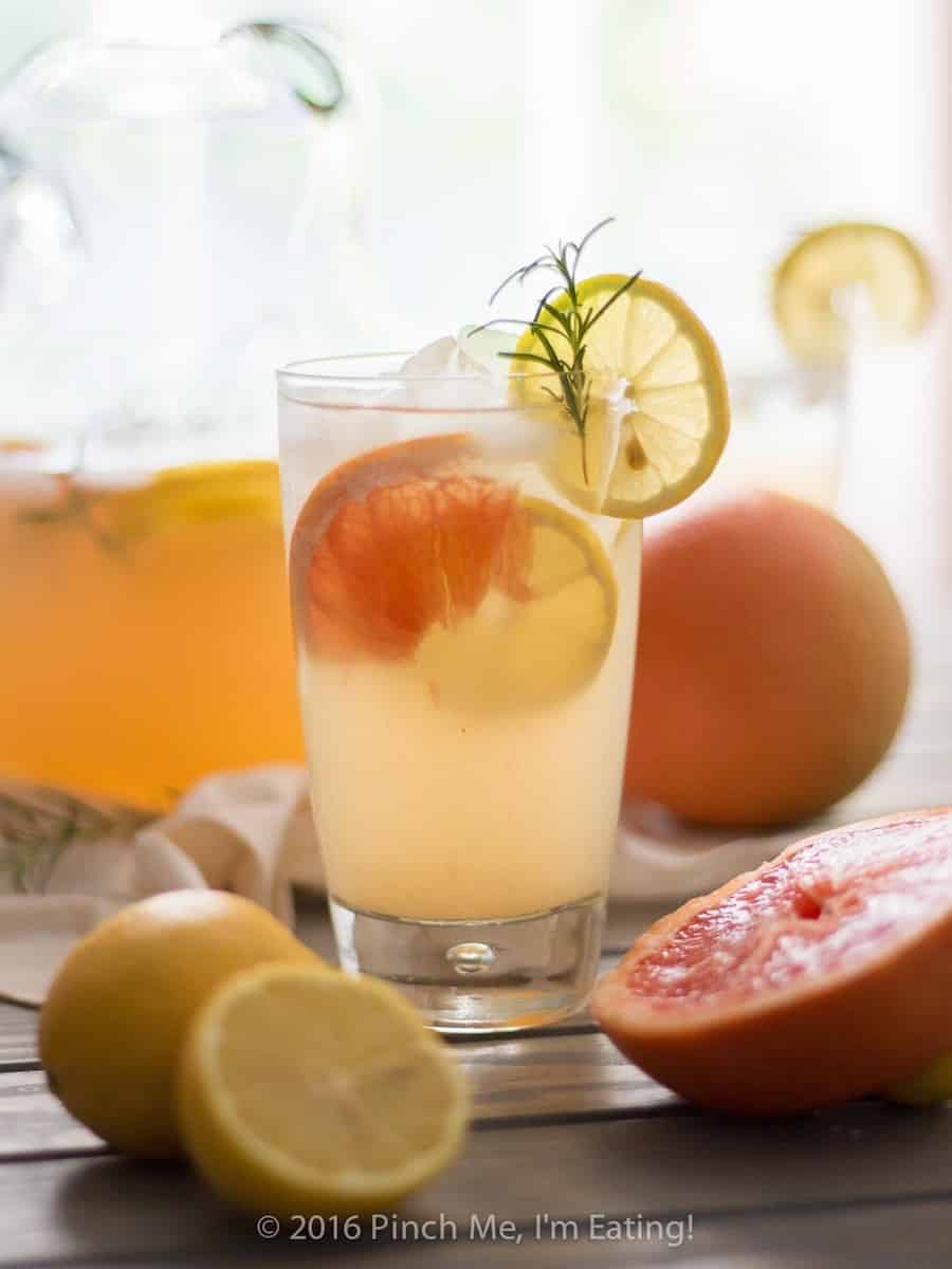 Grapefruit Rosemary Lemonade