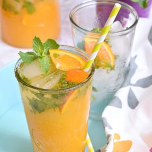 Non Alchholic Orange Mojito