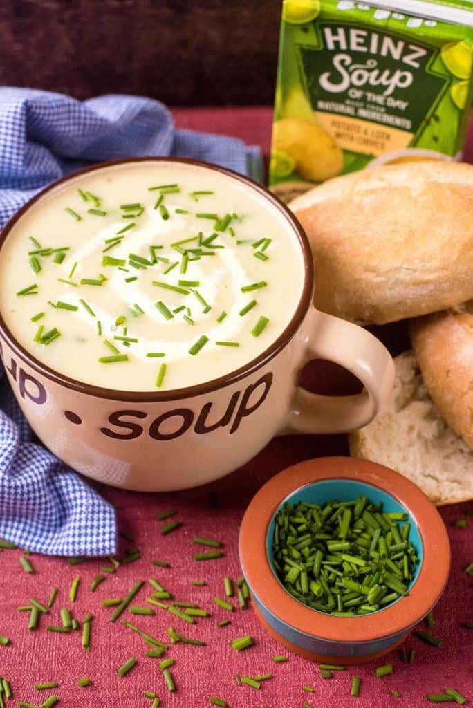 Potato and Leek Soup with Chives Hungry Healthy Happy