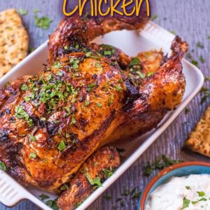 Harissa Roasted Chicken title picture