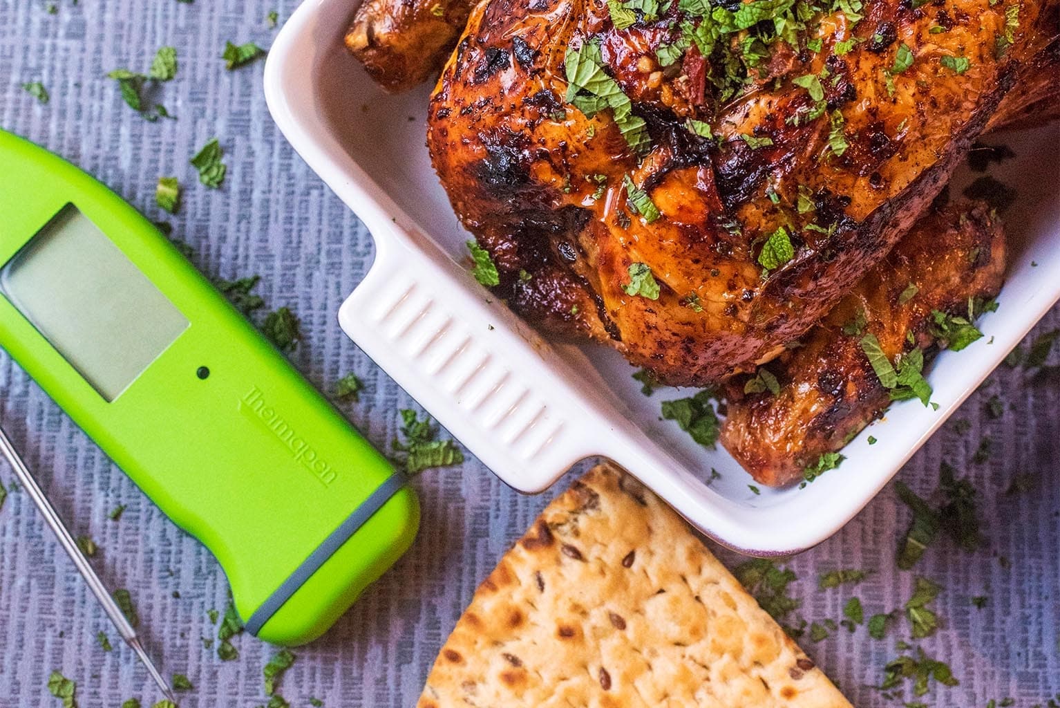 Roasted Chicken with thermapen.