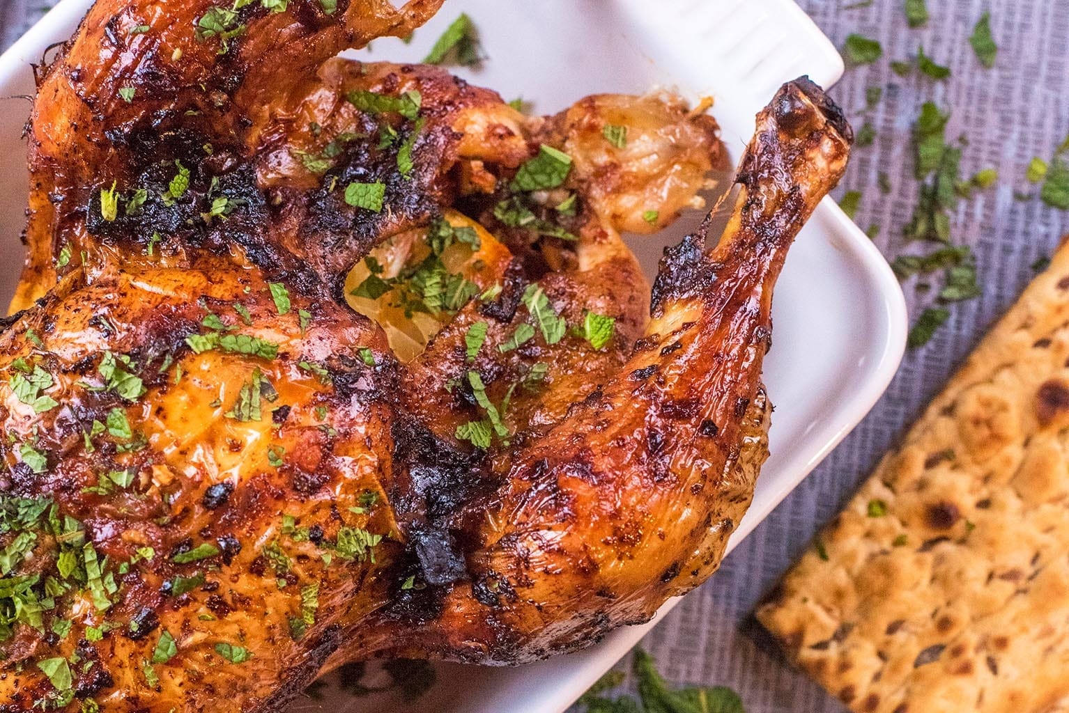 Roasted Harissa Chicken - Hungry Healthy Happy