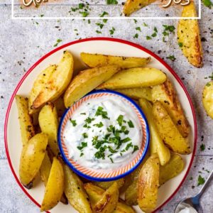 Garlic Potato Wedges title picture