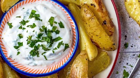 Garlic Potato Wedges