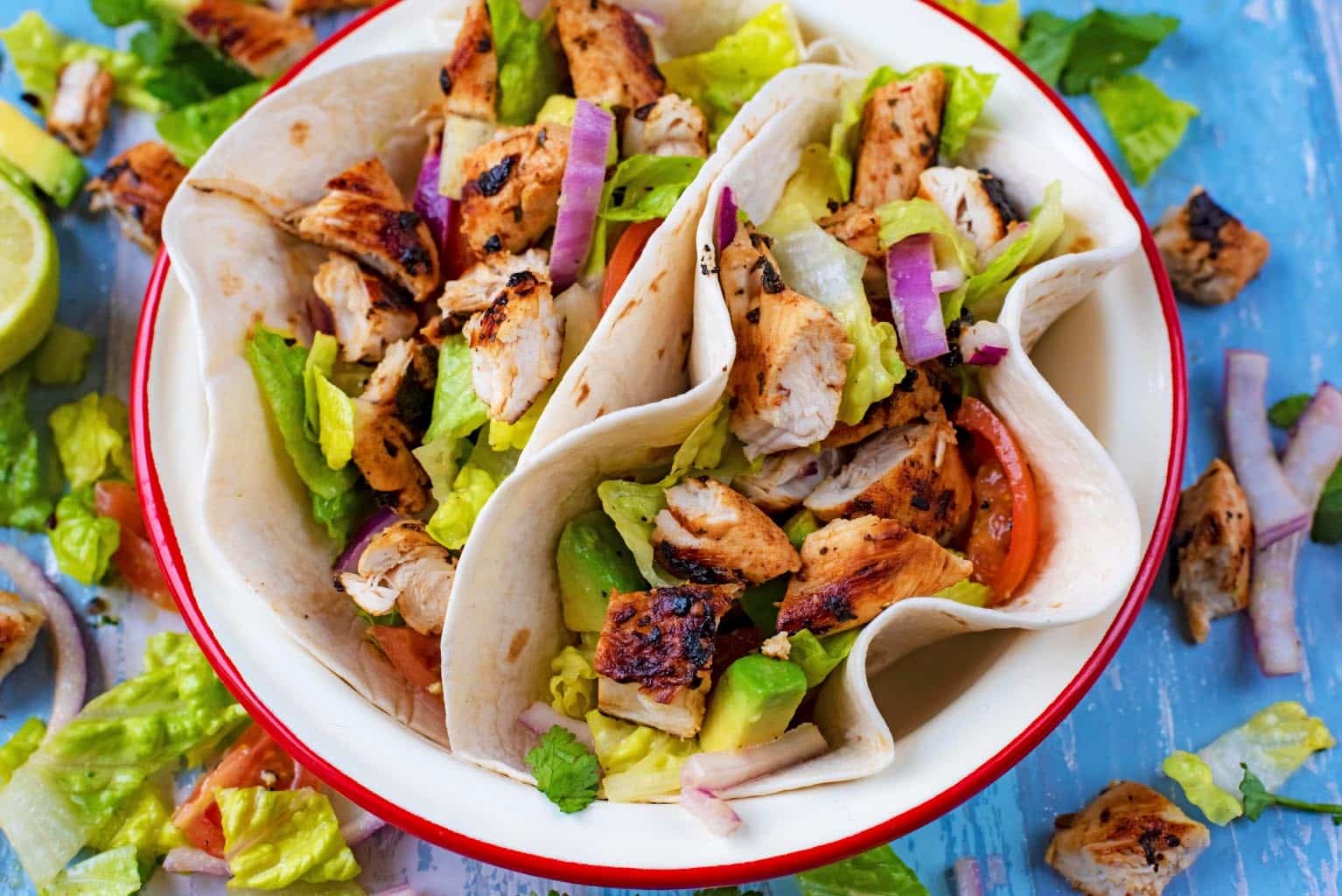 Grilled Chicken Tacos - Hungry Healthy Happy