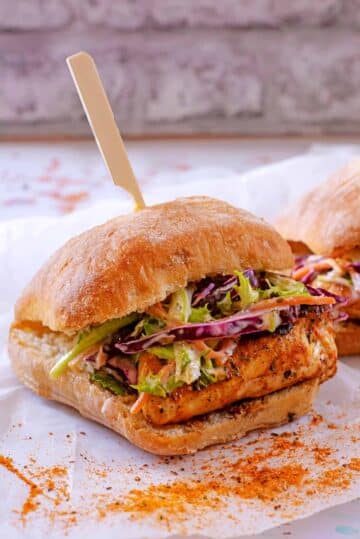 Cajun Chicken Burger Hungry Healthy Happy