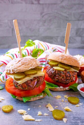 Healthy Hidden Vegetable Beef Burgers - Hungry Healthy Happy