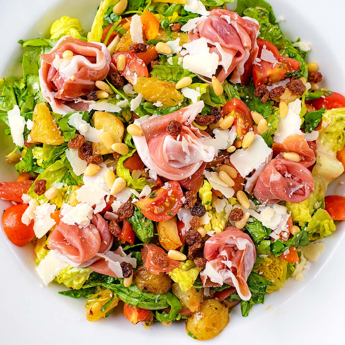 Italian Chopped Salad with Parma Ham