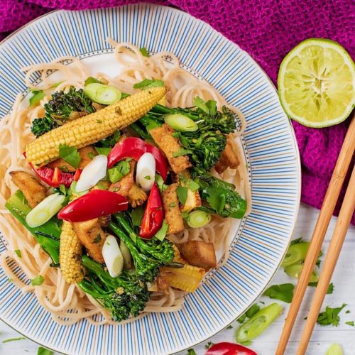 Teriyaki Tofu Stir-Fry - Hungry Healthy Happy