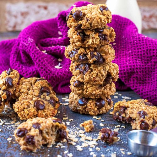 Healthy Banana Oat Cookies - Hungry Healthy Happy