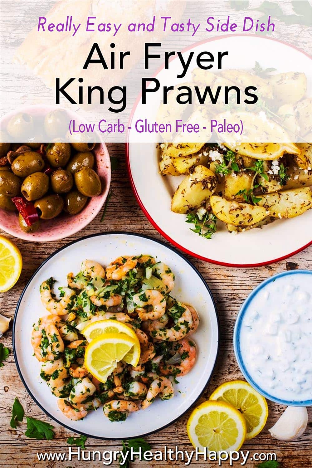 Air Fryer King Prawns Hungry Healthy Happy