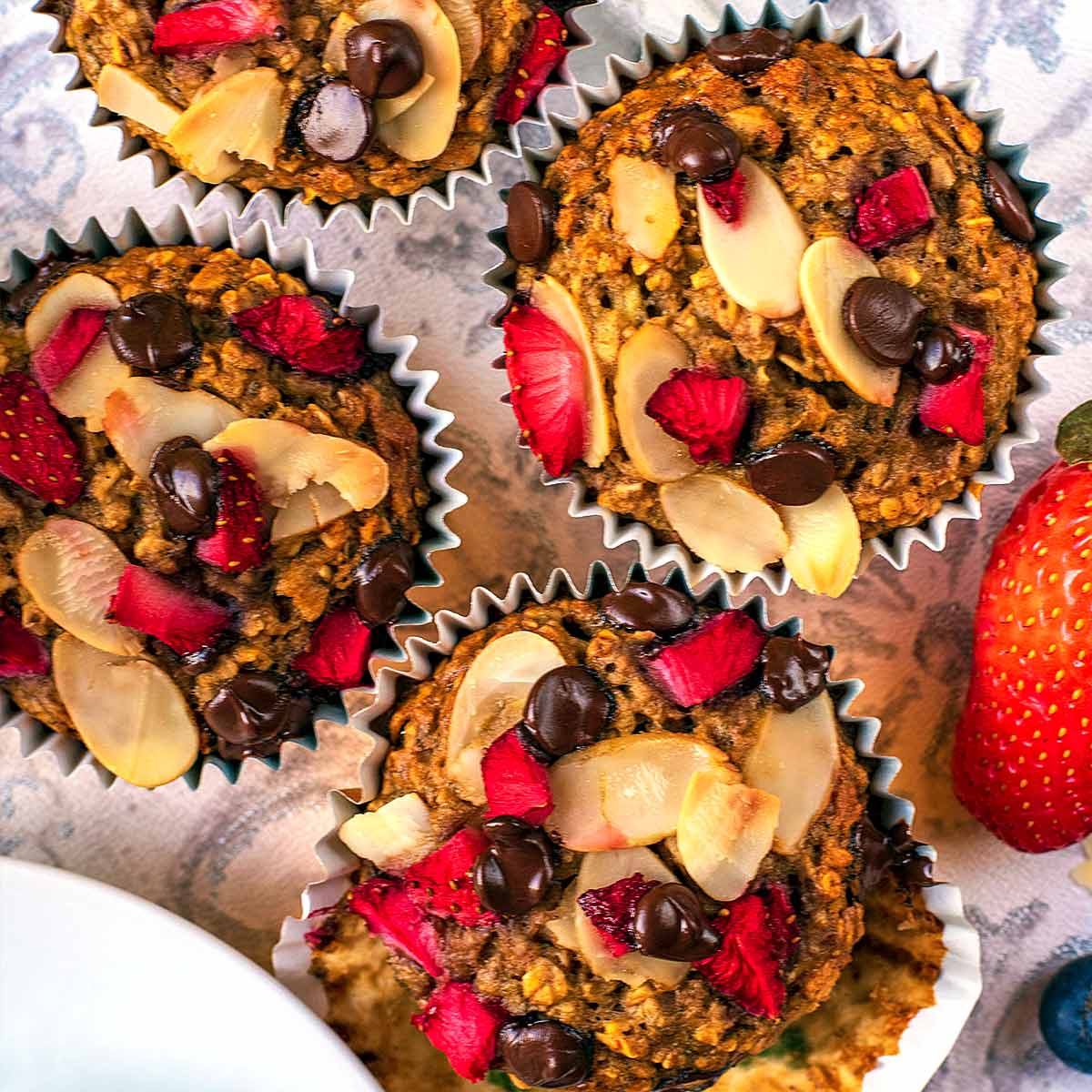 Banana Oat Muffins-image