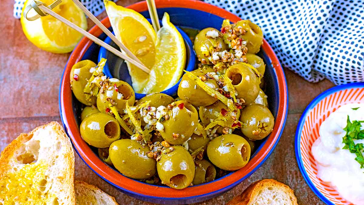 Spanish Olives - Hungry Healthy Happy