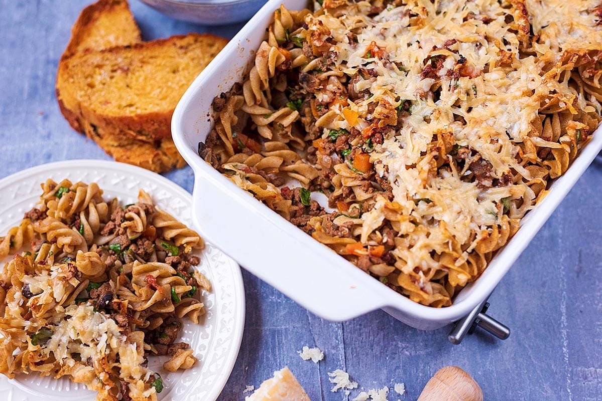 Cold Weather Comfort Foods Bolognese Pasta Bake Hungry Healthy Happy