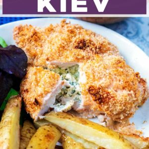 Chicken Kiev with a text title overlay.