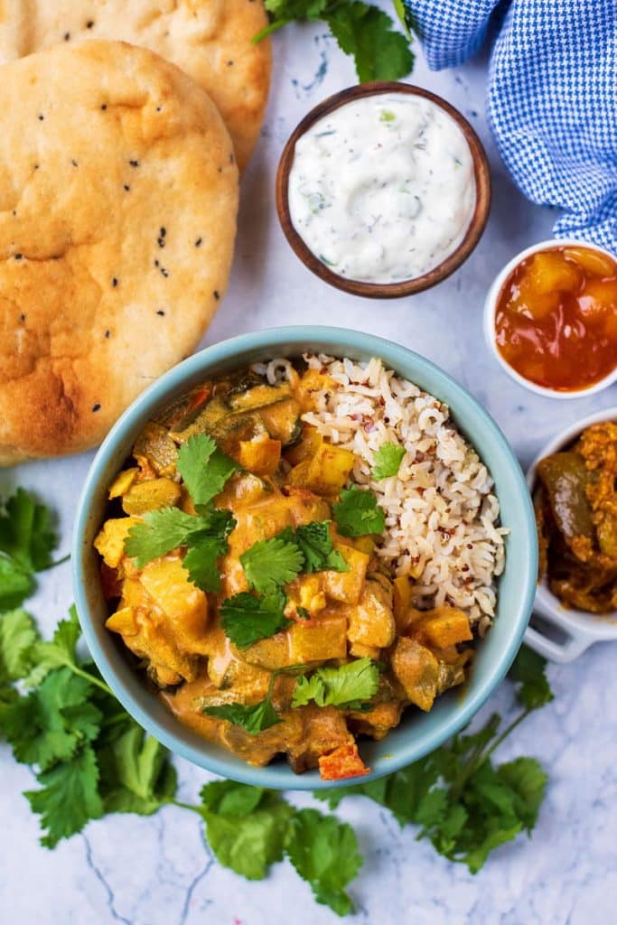 Slow Cooker Vegetable Curry - Hungry Healthy Happy