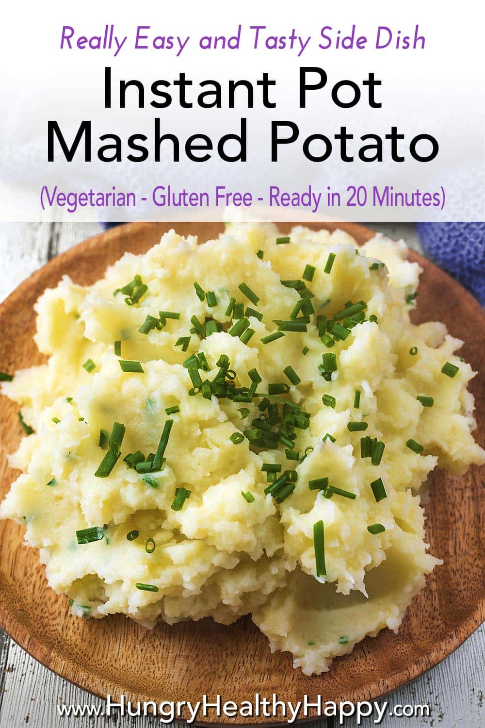 Instant Pot Mashed Potatoes - Hungry Healthy Happy