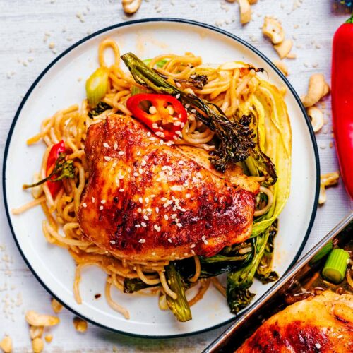 Roasted Harissa Chicken - Hungry Healthy Happy