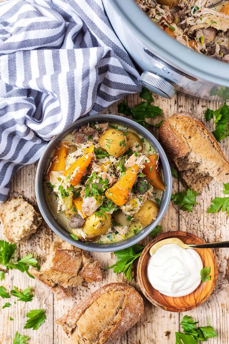 Slow Cooker Chicken Casserole Hungry Healthy Happy