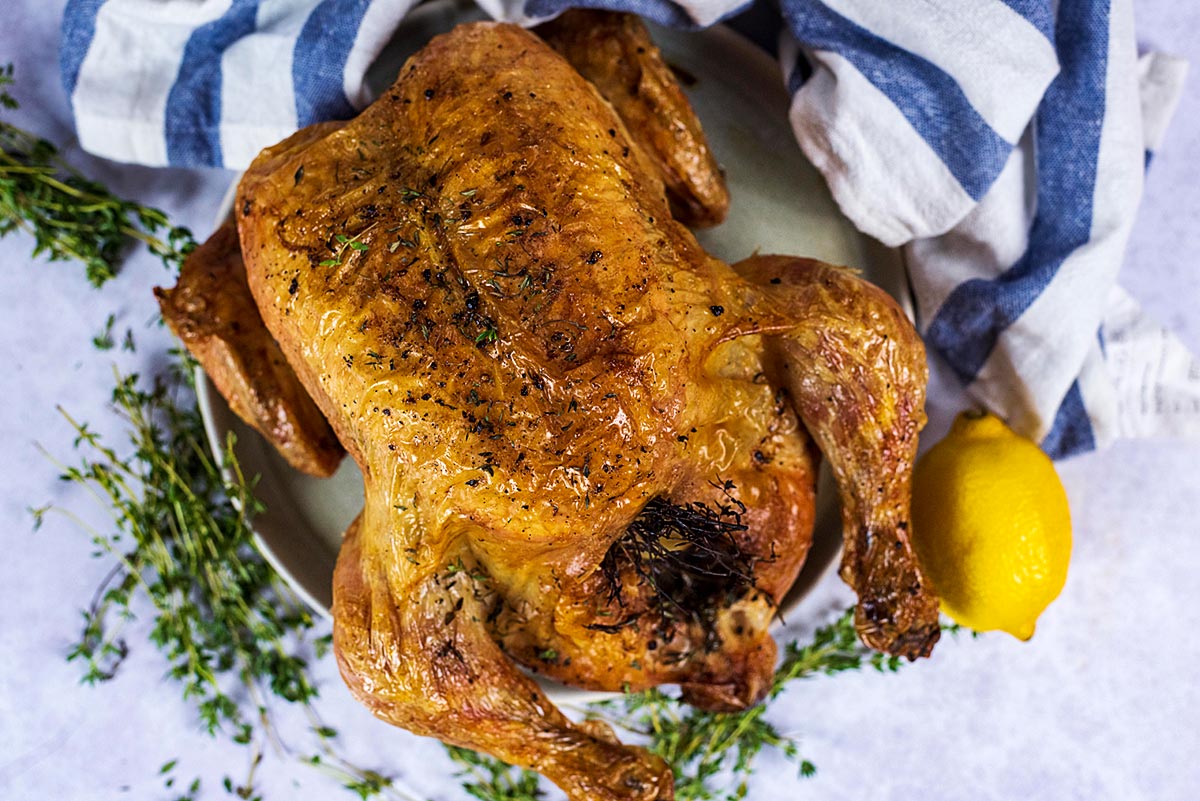 Perfect Roast Chicken - Hungry Healthy Happy