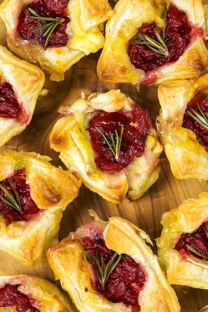 Cranberry Brie Bites - Hungry Healthy Happy