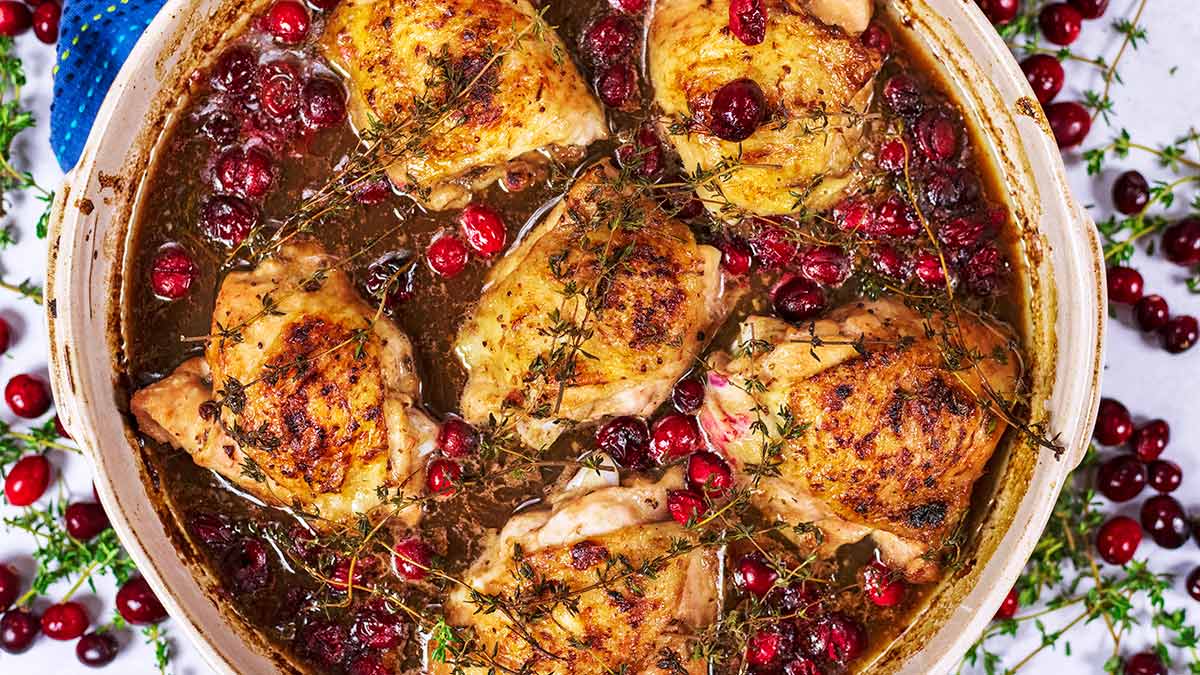 Cranberry Chicken - Hungry Healthy Happy
