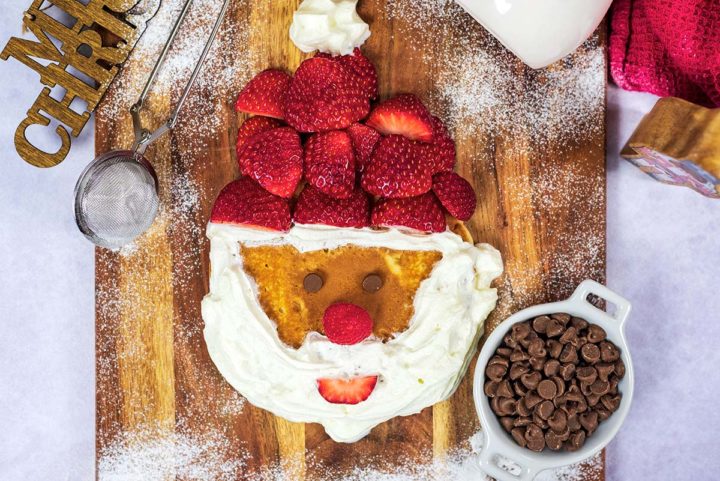 Santa Pancakes - Hungry Healthy Happy