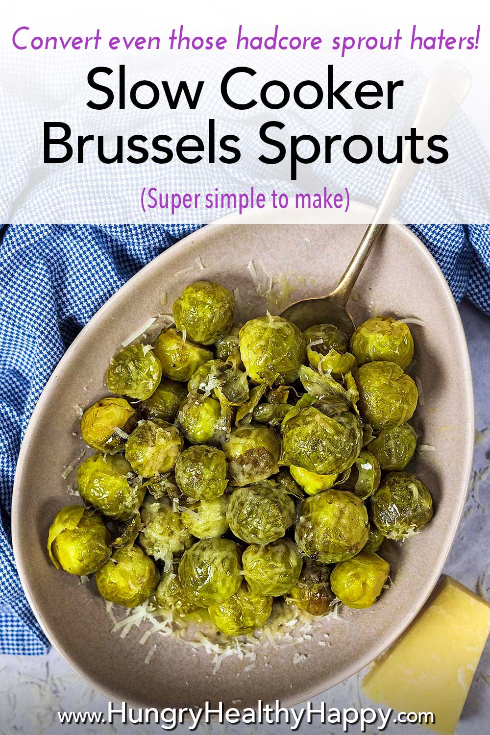 Slow Cooker Brussels Sprouts Hungry Healthy Happy