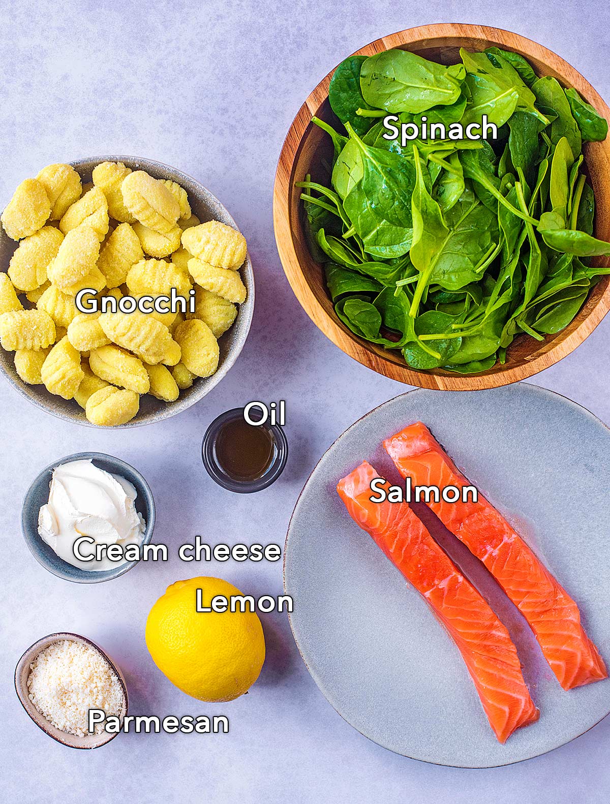 THe ingredients needed for this recipe with text overlay labels.