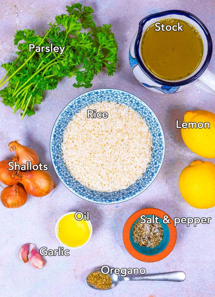 Easy Greek Rice - Hungry Healthy Happy