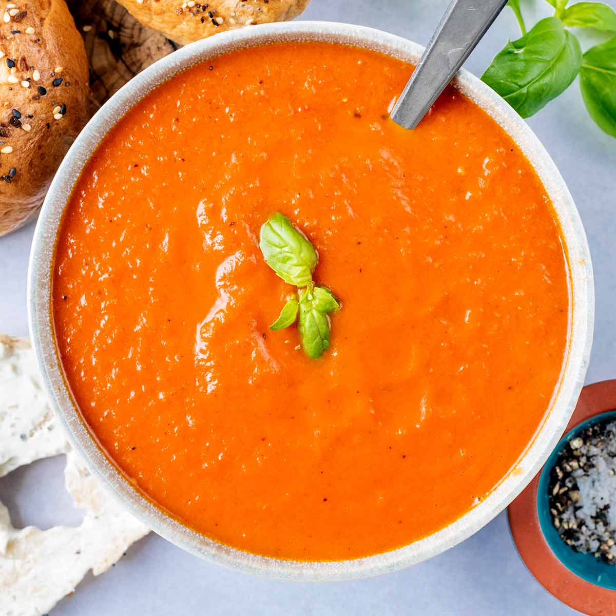 Easy Tomato Soup - Hungry Healthy Happy